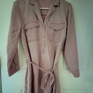 Old Navy Light Pink Denim Style Dress
